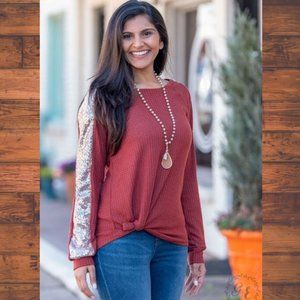 Shine on Top Waffle Top